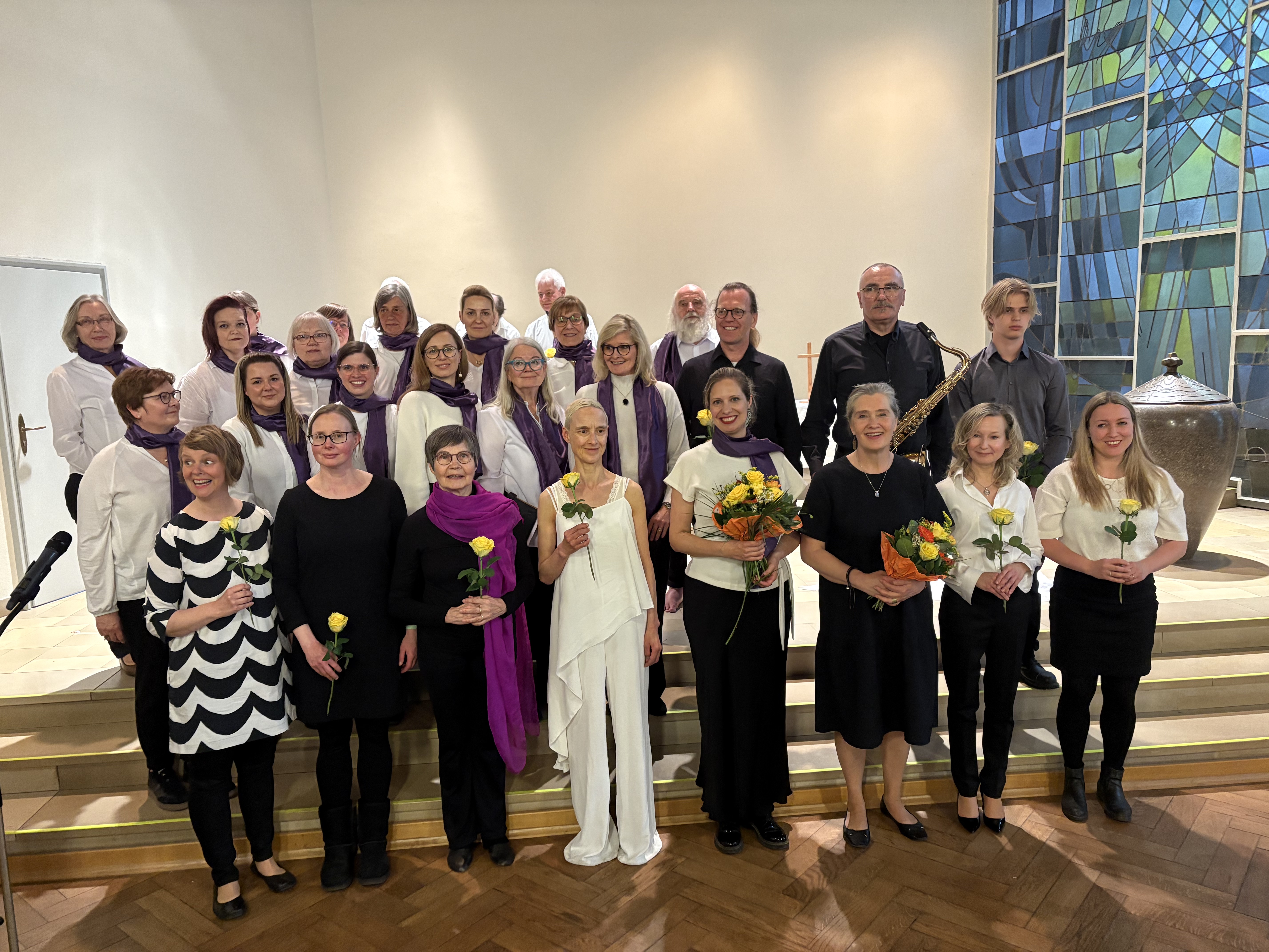 passioprojektin tekijät ryhmäkuvassa