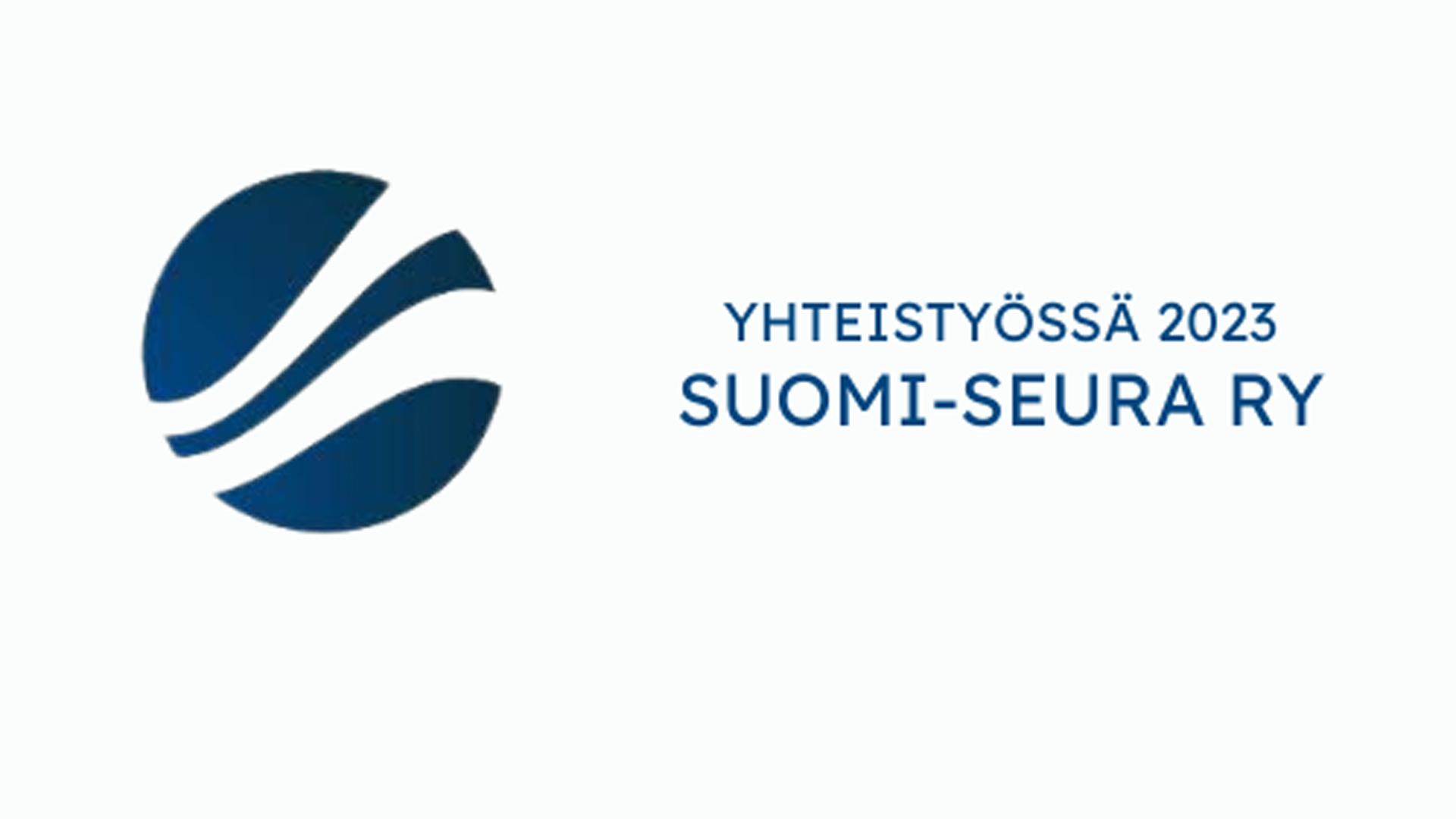 Suomi-seuran logo, teksti Yhteistyössä