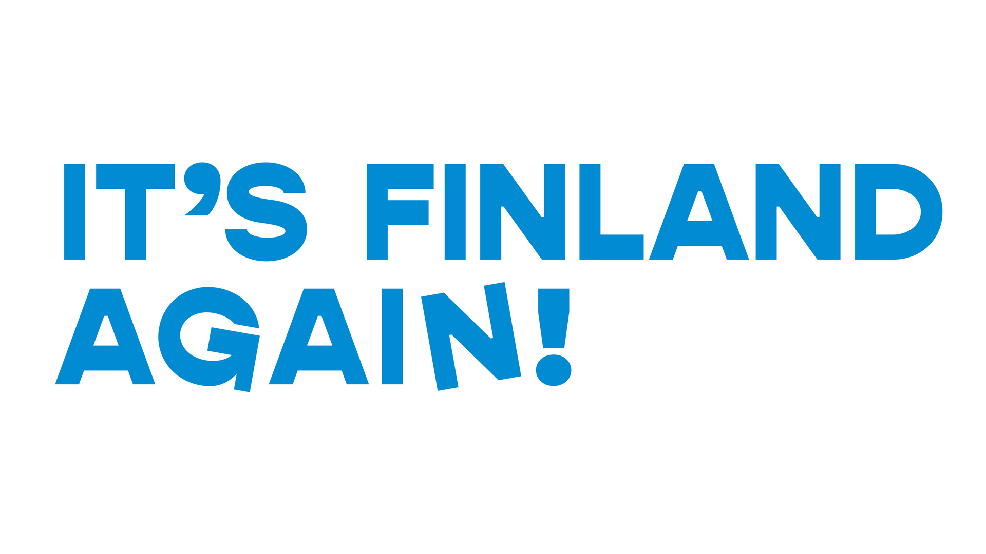 It's Finland again -kampanjan logo
