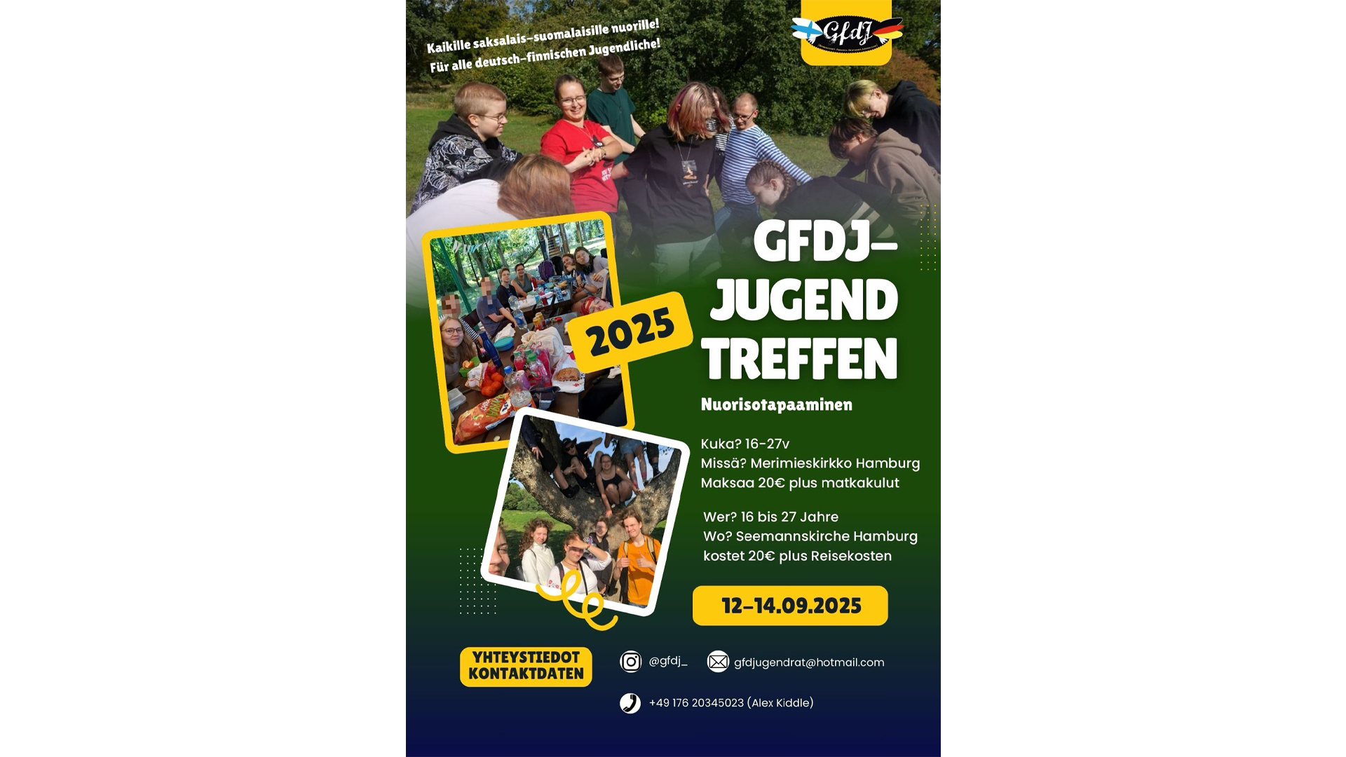 Jugendtreffin mainos
