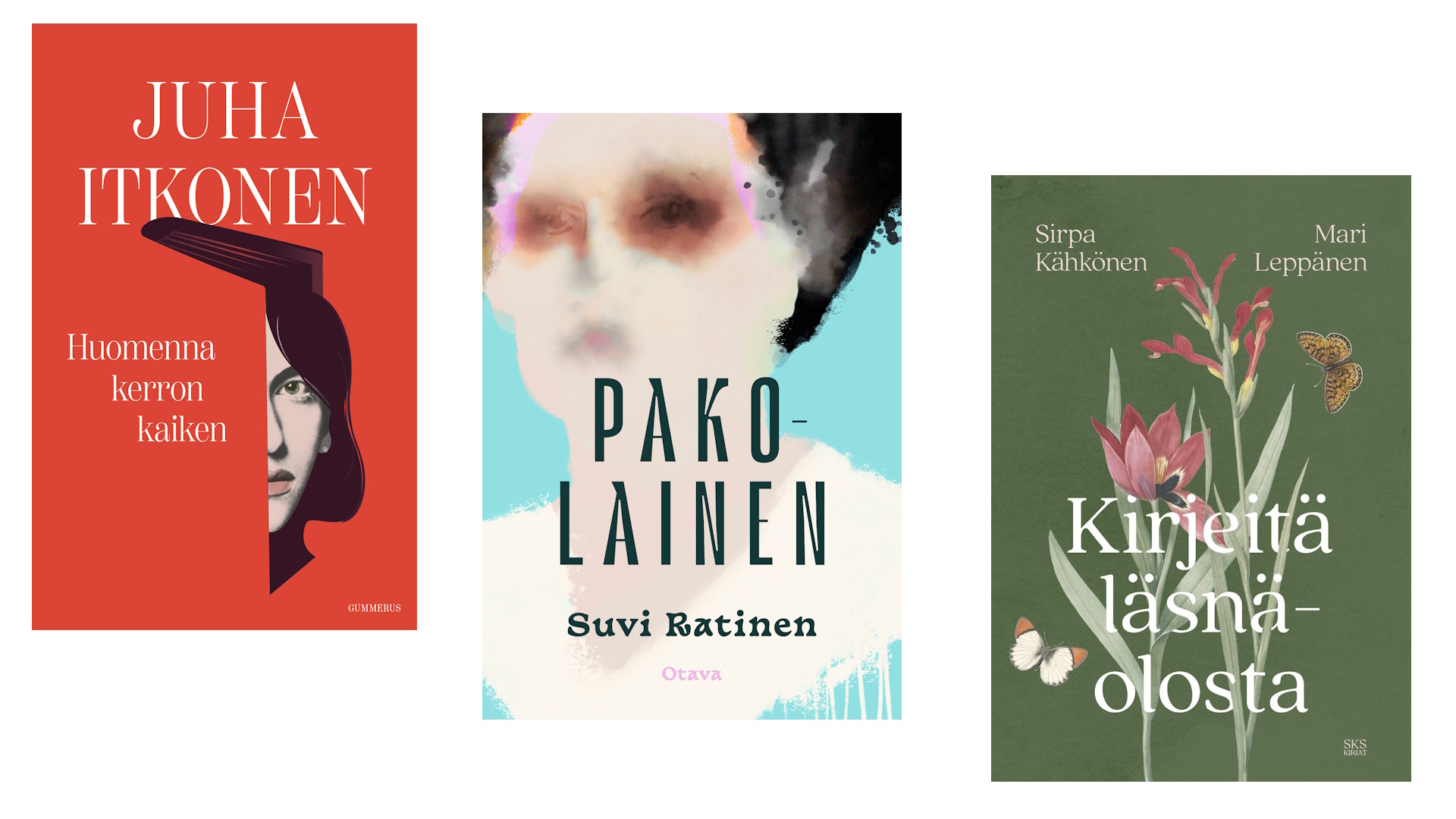 kirjojen kansikuvat