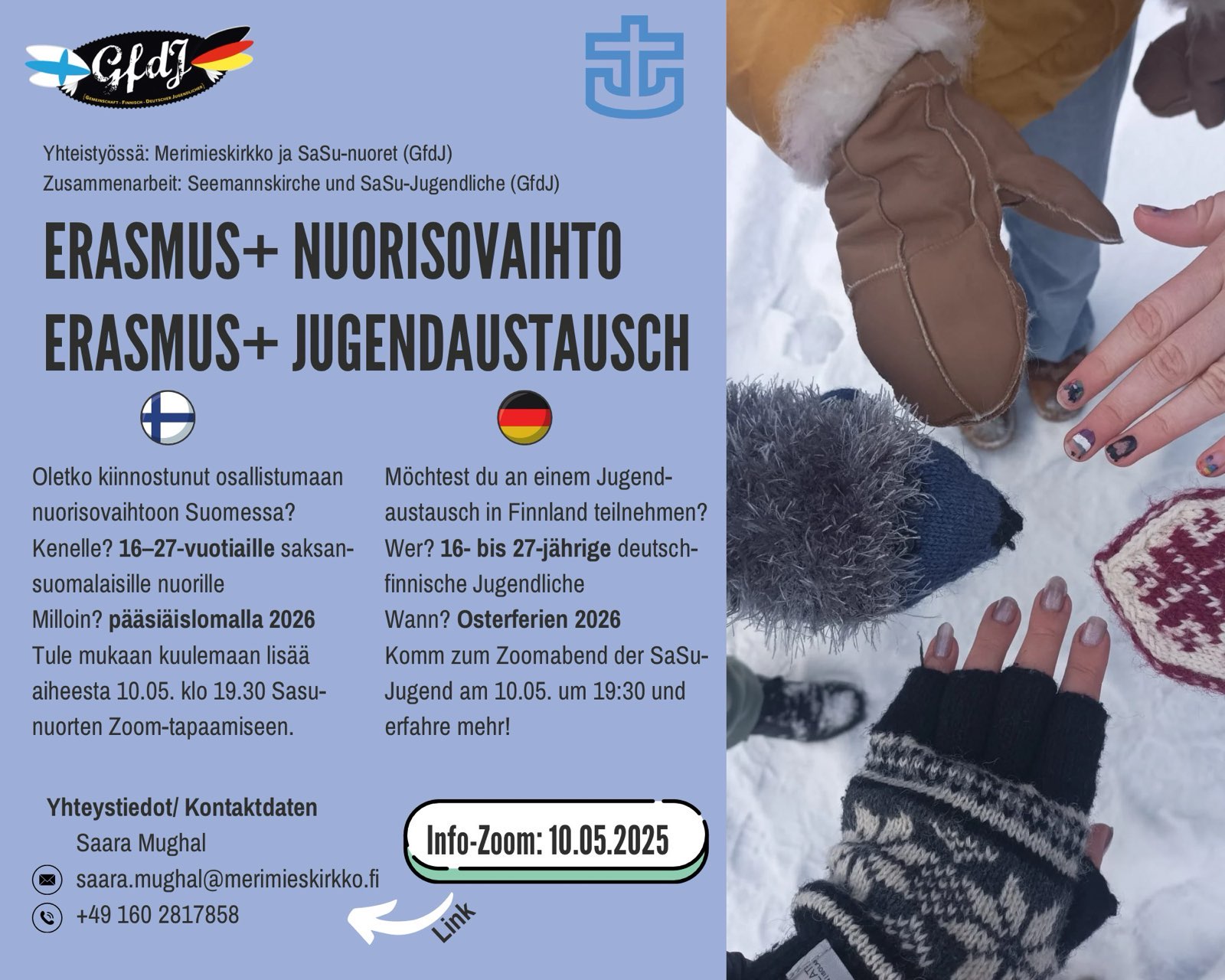 GfdJ-Zoom: Erasmusplus-vaihto erasmusplus-vaihto mainos GfdJ