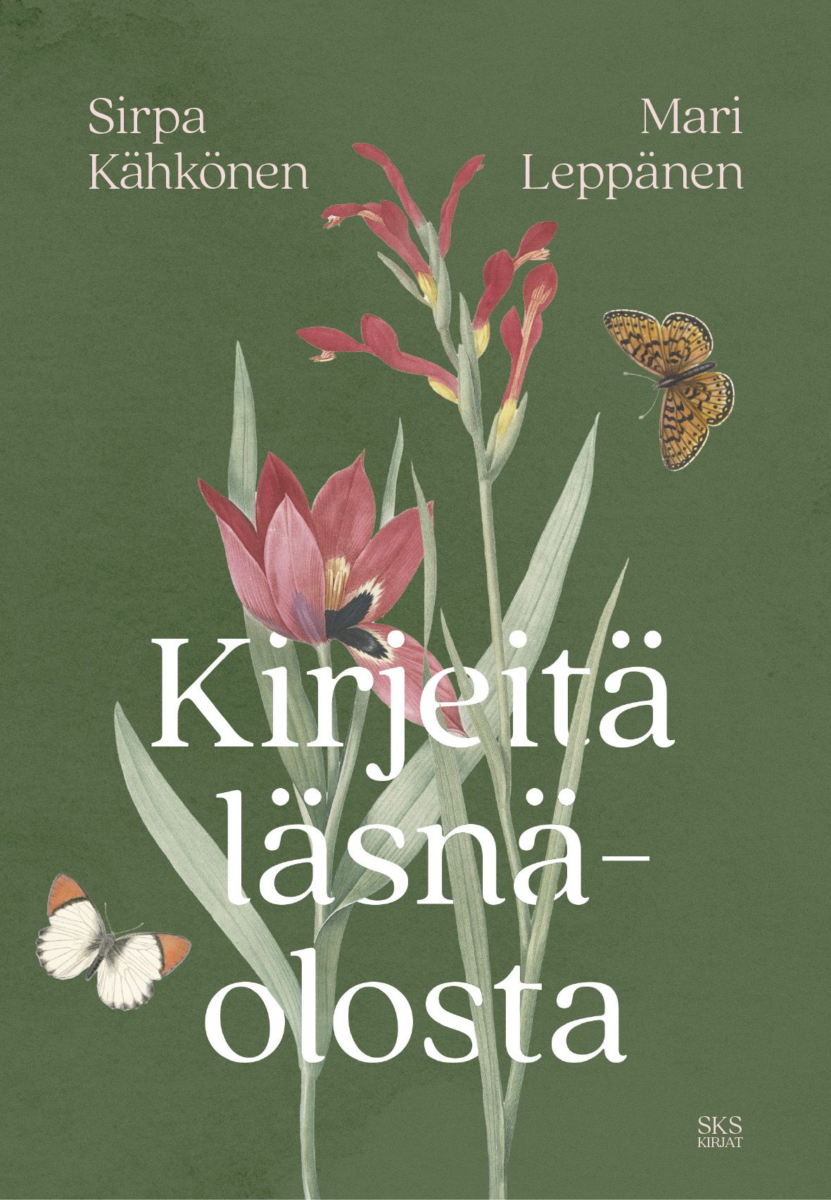Kirjeitä läsnäolosta -kirjan kansikuva