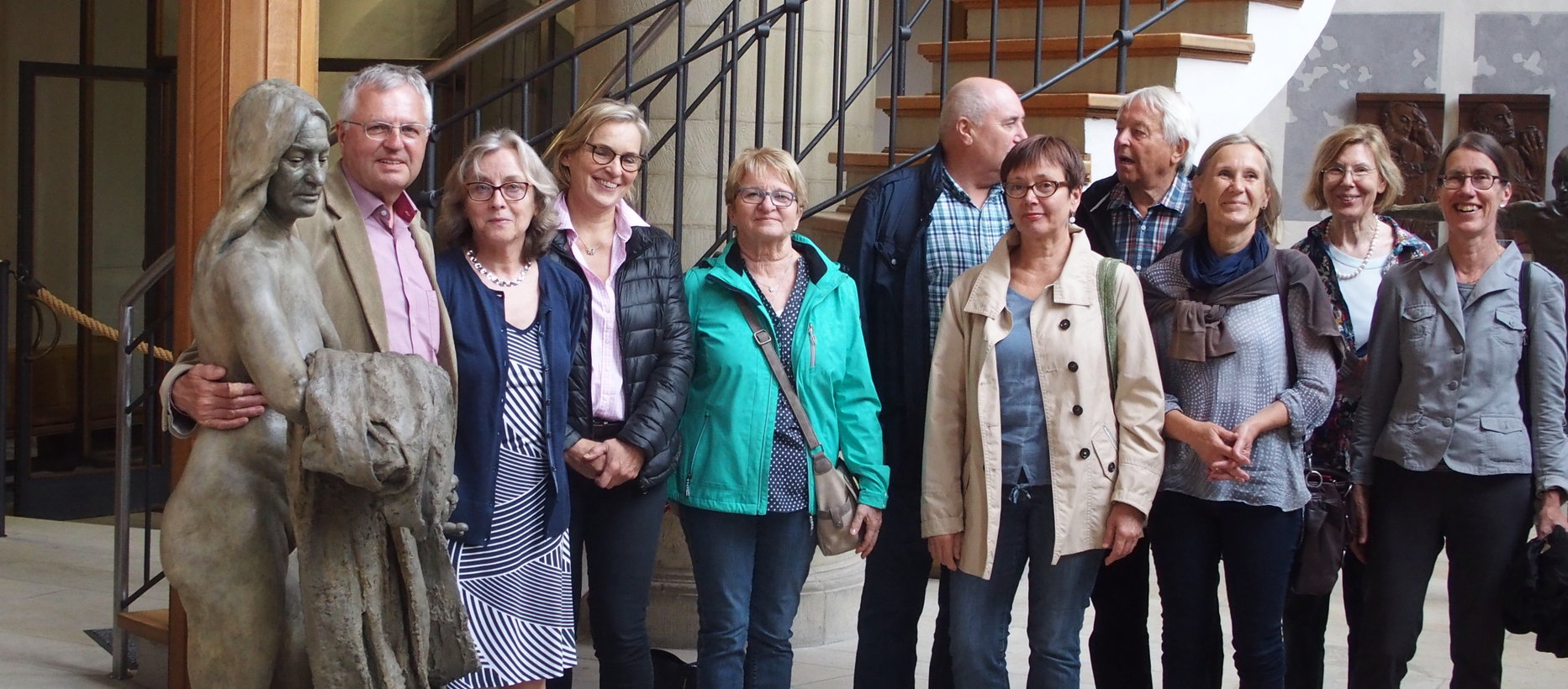 Besuch der Gemeinschaftsausstellung von Käthe Kollwitz und Lotta Blokker am 17.08.2017 in Münster