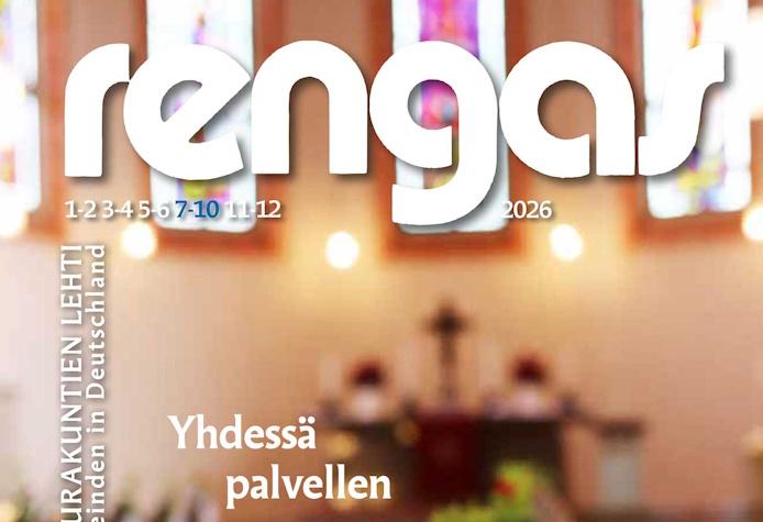 Rengas-lehden 7-10/2026 kansikuvan yläosa