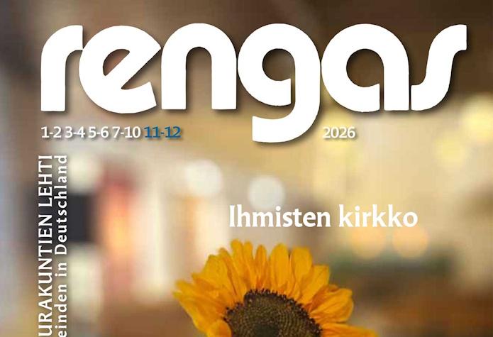 Rengas-lehden 11-12/2026 kansikuvan yläosa